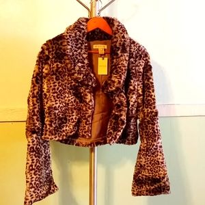 Faux fur jacket
